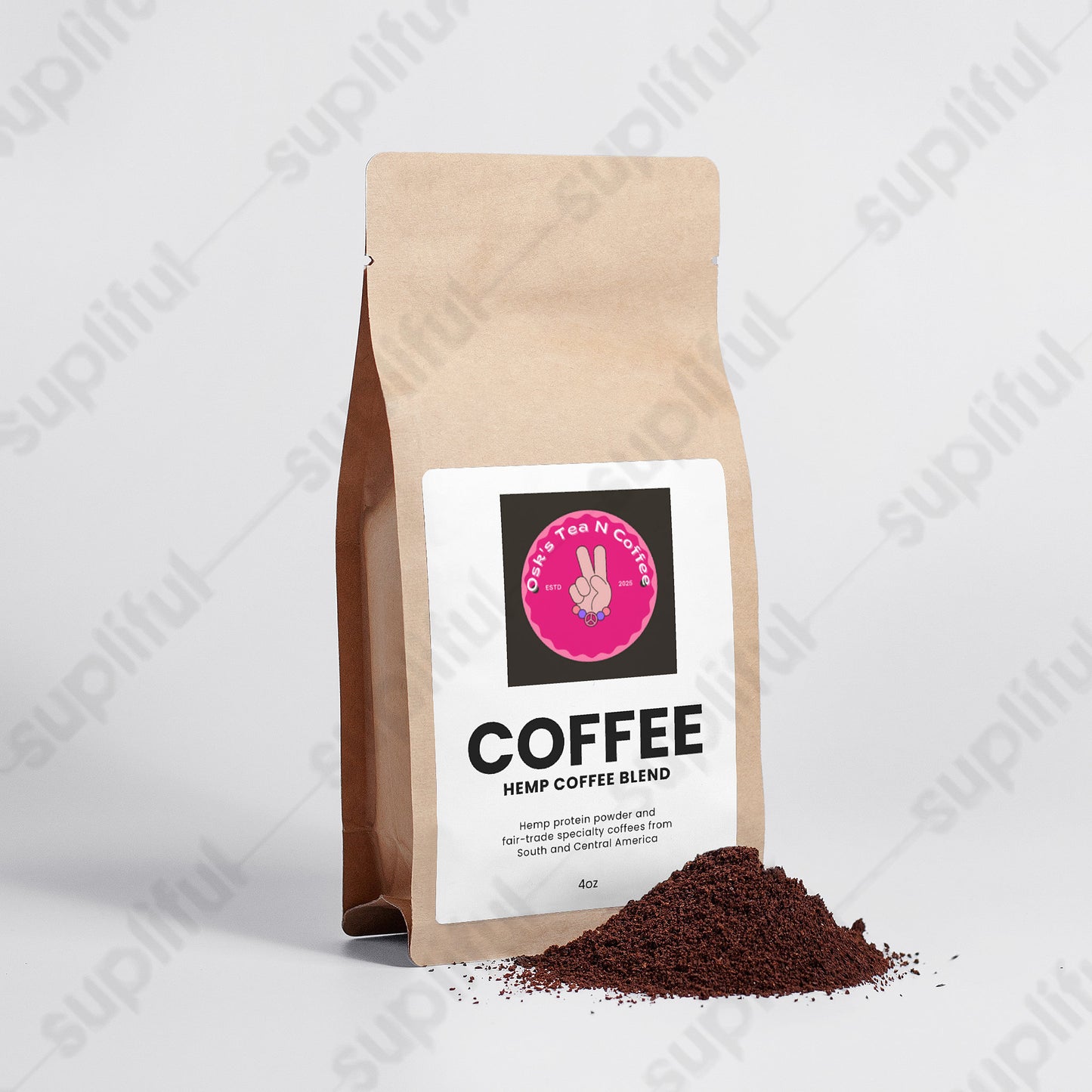 Hemp Coffee Blend - Medium Roast 4oz
