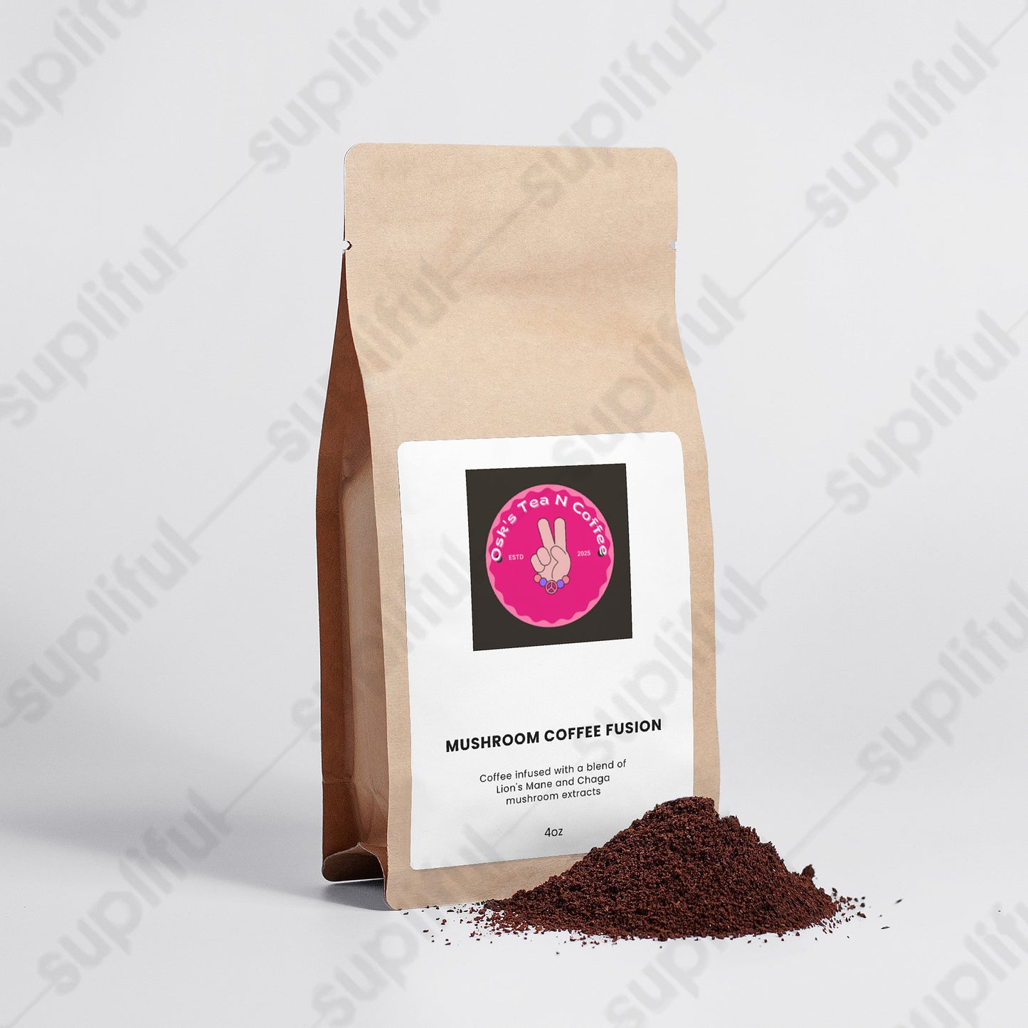 Mushroom Coffee Fusion - Lion’s Mane & Chaga 4oz