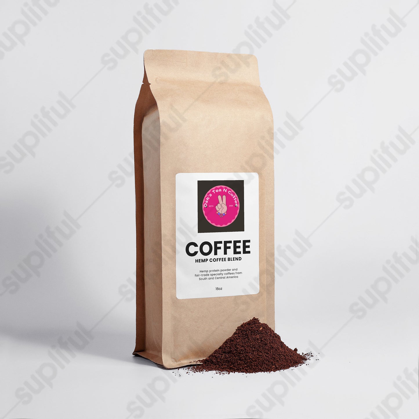 Hemp Coffee Blend - Medium Roast 16oz